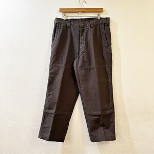 The North Face Men's Straight Leg Double Knee Work Pants Size 34 Dark Gray